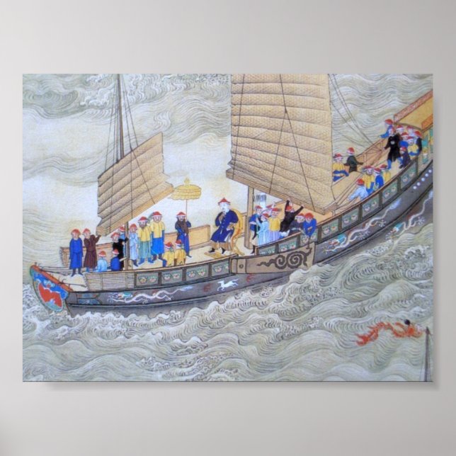 Vintage Ancious China Art Poster (Framsidan)