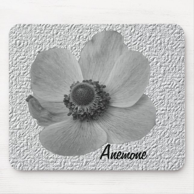 Vintage Anemone Personlig Mousepad Musmatta (Framsidan)