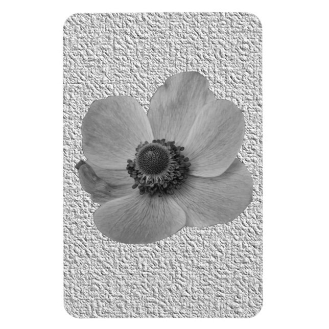 Vintage Anemone Premium Magnet (Vertikal)