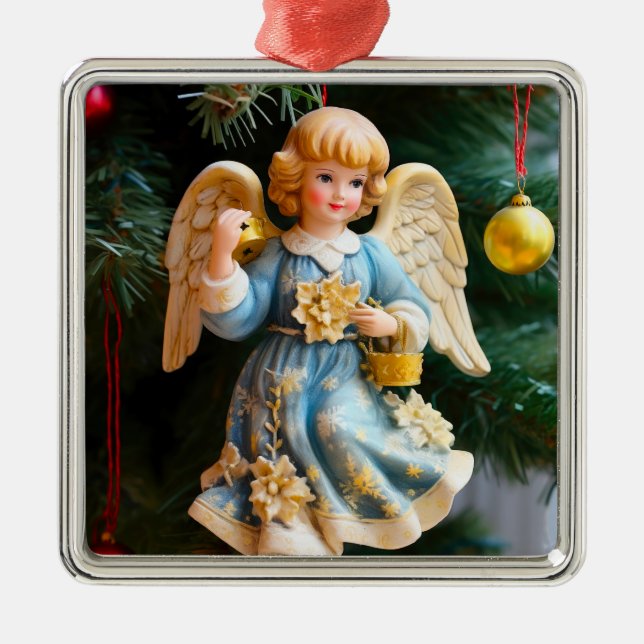 Vintage Angel Jul Ornament (Framsidan)