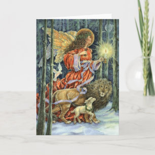 Vintage Angel-julkort Helgkort