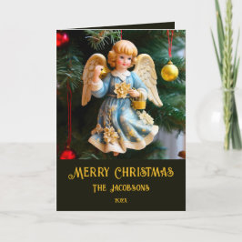 Vintage Angel-jullkort Kort