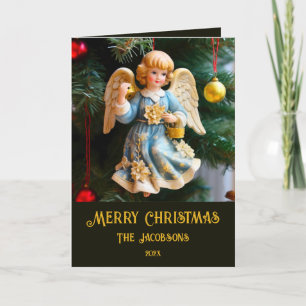 Vintage Angel-jullkort Kort