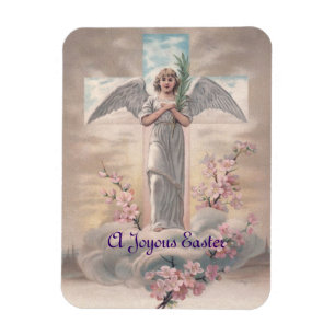 Vintage Angel & Kor Påsk Magnet