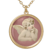 Vintage Angel Necklace