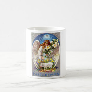 Vintage Angel och Lamb Mugg