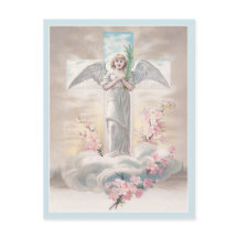 Vintage Angel och Påsk Kor