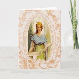 Vintage Angel Påsk Card Helgkort