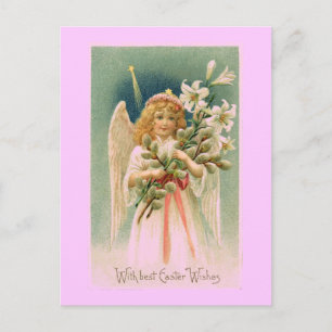 Vintage Angel Påsk vykort