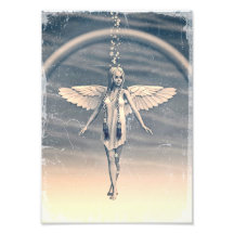 Vintage Angel under regnbågen