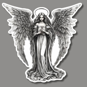 Vintage Angel vattentät Klistermärken