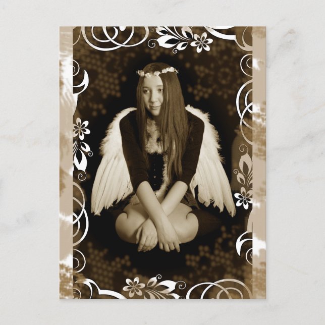 Vintage Angel Vykort (Framsida)