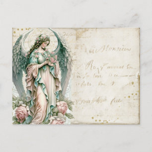 Vintage Angel-vykort Vykort