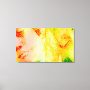 Vintage Angelic Statue Ansikte Wrapped Canvas Skri