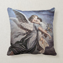 Vintage angeliska figurer Dekorativ kudde