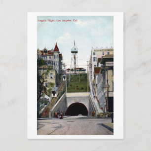 Vintage Angels Flight Los Angeles Vykort