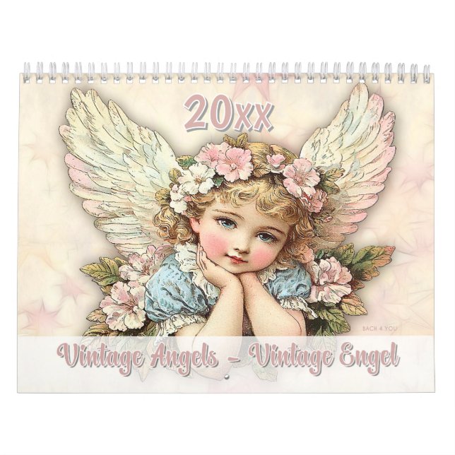 Vintage Angels – Vintage Ängel Kalender (Omslag)