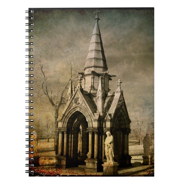 Vintage Änglar Anteckningsbok Med Spiral (Framsidan)