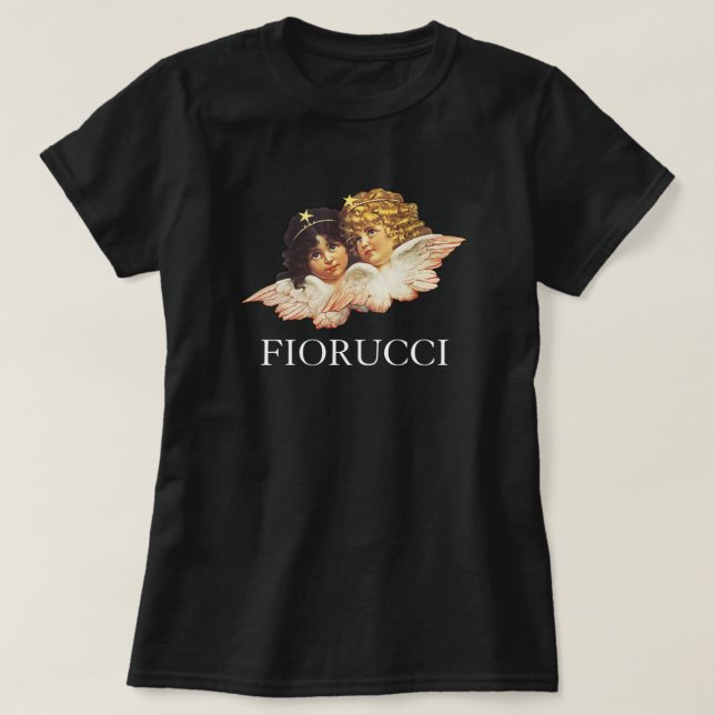 Vintage änglar Fiorucci T Shirt (Design framsida)