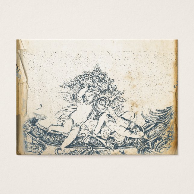 Vintage Änglar Visitkort (Framsidan)