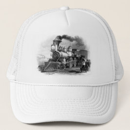 Vintage Ånglokomotiv Fläkt Keps