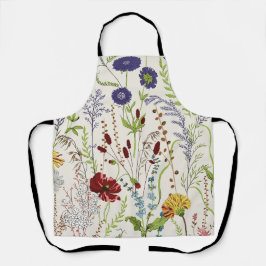 Vintage ängsvildblomma handritad blomma