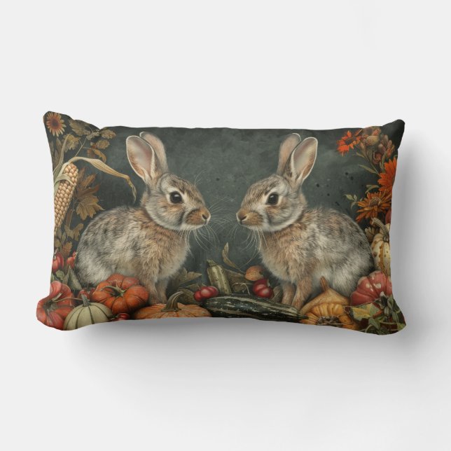 Vintage Animal Scenes Dekorativ kudde (Framsida)