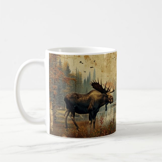 Vintage Animal Scenes Mugg (Vänster)