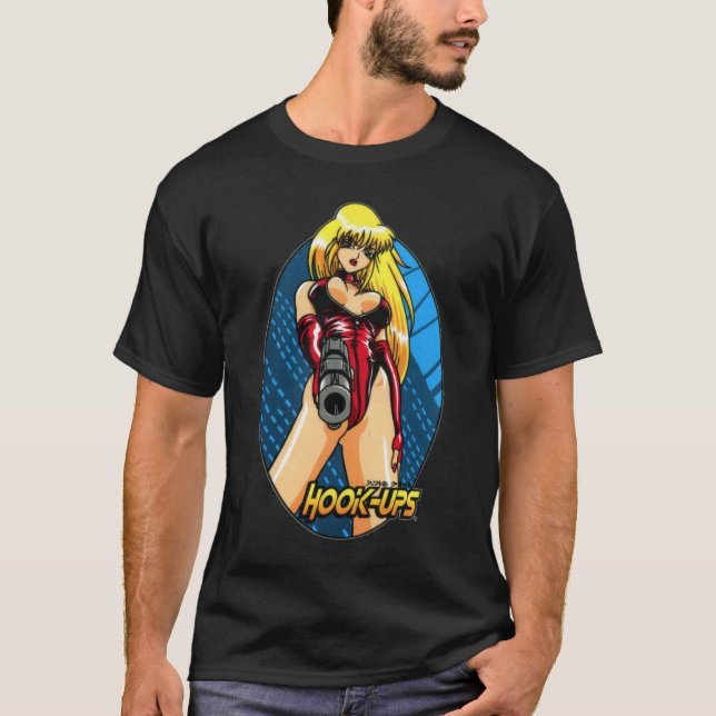 Vintage Anime Girl Krok Ups3208png3208 T Shirt (Framsida)