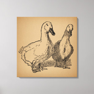 Vintage Anka Art 2 Ankor Illustration Canvastryck