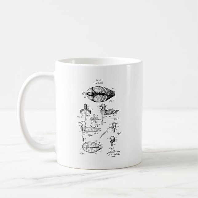 Vintage Anka Dekoy Jaktgåva Kaffemugg (Vänster)
