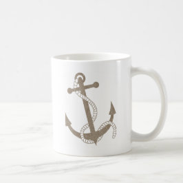Vintage ankrar kaffemugg