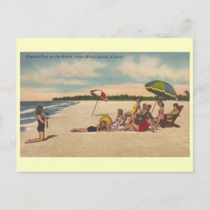 Vintage Anna Maria Island Florida Postcard Vykort