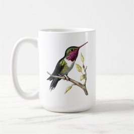 Vintage Anna's Kolibri-illustration Kaffemugg