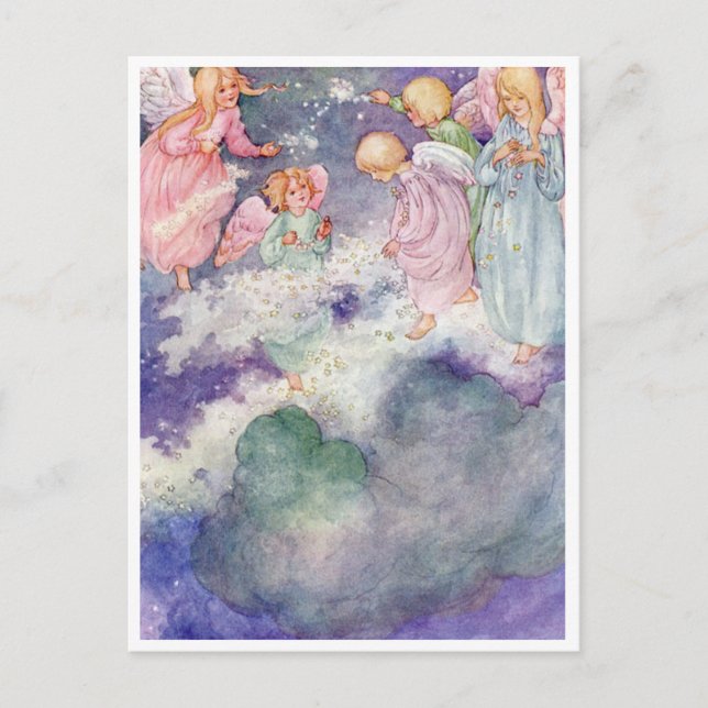 Vintage Anne Anderson Vintergatan Vykort (Framsida)