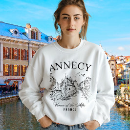 Vintage Annecy France Gift – Canal Art Print Desig T Shirt