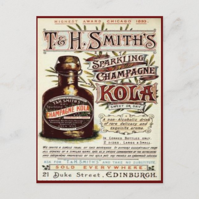 Vintage annons #1 vykort (Framsida)