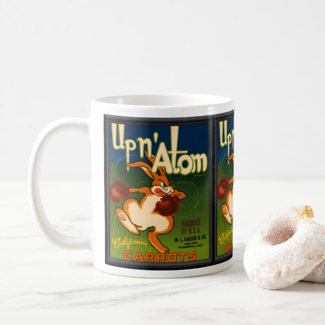 Vintage annons Carrots Kaffemugg (Med munk)