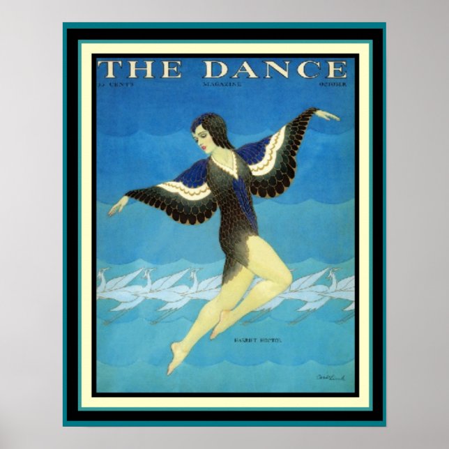 Vintage annons Dance Magazine Poster 16 x 20 (Framsidan)