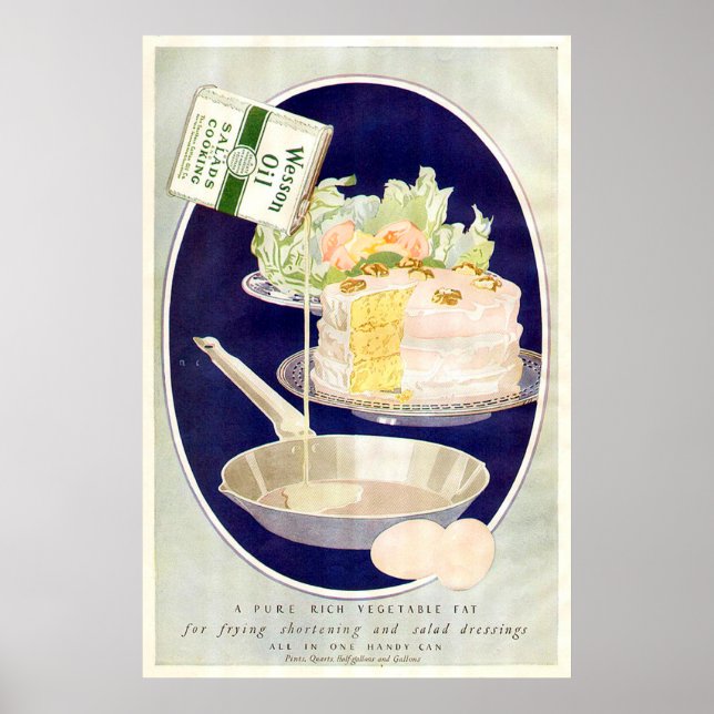 Vintage Annons: Food & Beverage Poster (Framsidan)