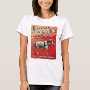 Vintage annons för Bickmore's Gall Cure for Horses T Shirt
