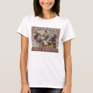 Vintage annons för dr Pierces Family Medicines. T Shirt