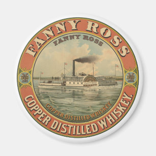 Vintage annons för Fanny Ross Copper Distilled Whi Magnet