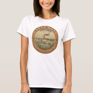 Vintage annons för Fanny Ross Copper Distilled Whi T Shirt