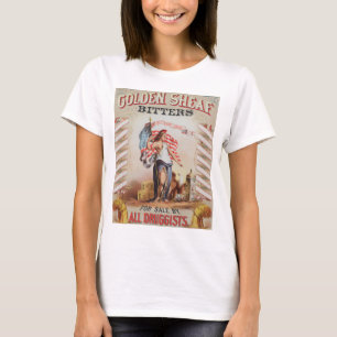 Vintage annons för gyllene Sheaf Bitters T Shirt