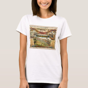 Vintage annons för ståltråd av rostfritt stål t shirt