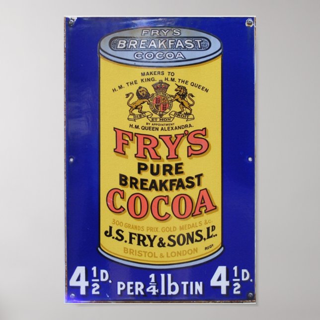 Vintage annons - Frys frukost, Poster (Framsidan)