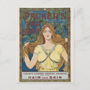 Vintage annons grafikkort vykort