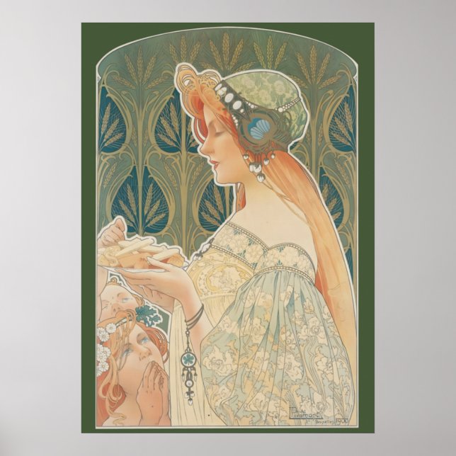 Vintage Annons Henri Privat-Livemont Poster (Framsidan)