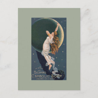 Vintage annons med Buchans karboliska soap Angel Vykort